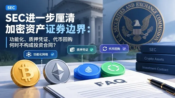 美SEC官方最新“9问9答”:厘清加密资产证券属性