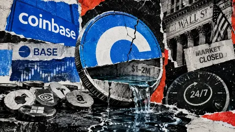 交易量 10 亿的假象？美股休市时，Coinbase 股票代币的真实抛售承接力测试