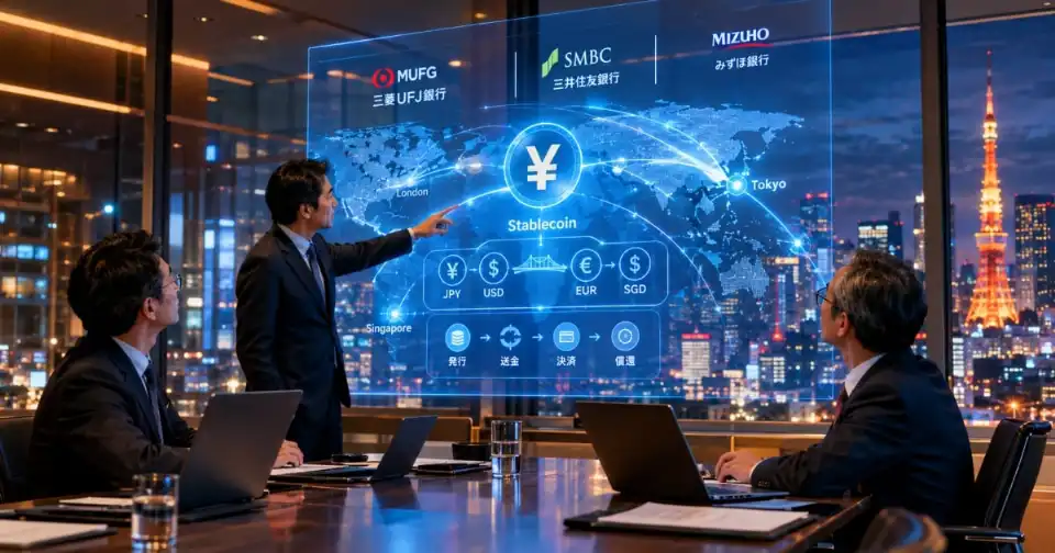日本三大银行联手发行日元稳定币：跨境支付的下一场竞争，拼的是什么？