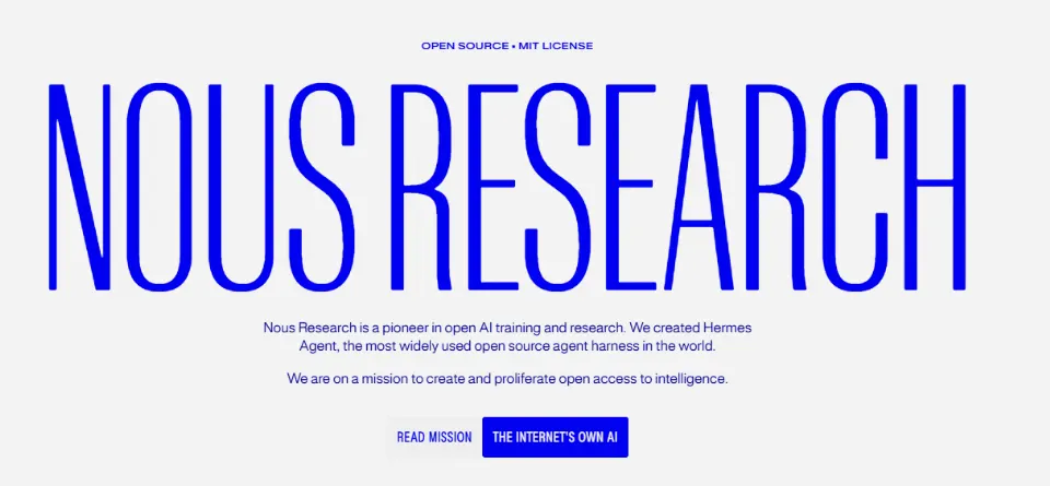 开源AI开始进入下一阶段：Nous Research押注的，不只是一个AI Agent