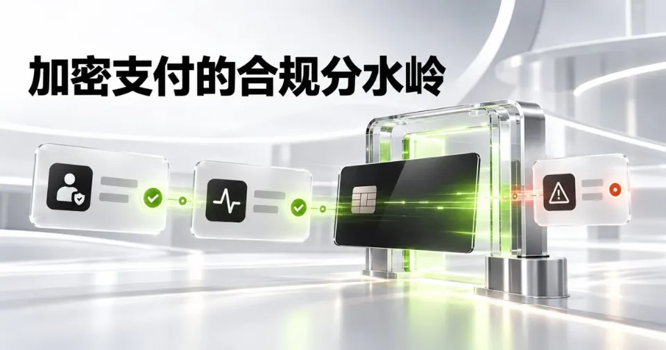 加密支付走向主流：合规能力将决定服务商的长期竞争力